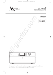 Acoustic Research ARIR600i Manual De Usuario