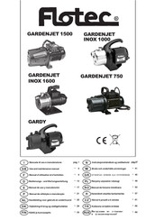 Flotec GARDENJET INOX 1600 Manual De Uso Y Manutención