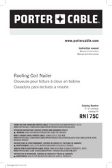 Porter Cable RN175C Manual De Instrucciones