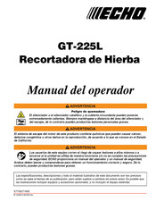 Echo GT-225L Manual Del Operador