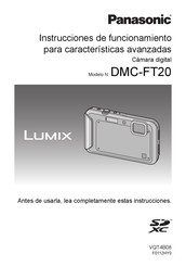 Panasonic Lumix DMC-FT20 Instrucciones De Funcionamiento Para Características Avanzadas