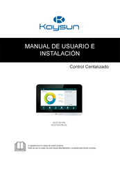 Kaysun KCCT-64 IPS Manual De Usuario E Instalacion