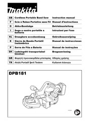 Makita DPB181 Manual De Instrucciones