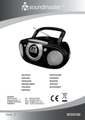 SOUNDMASTER SCD5100SW Manual De Instrucciones