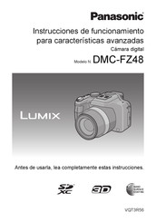 Panasonic DMC-FZ48 Instrucciones De Funcionamiento Para Características Avanzadas