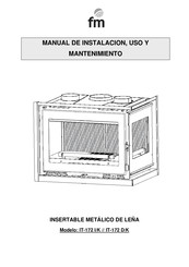 FM IT-172 I/K Manual De Instalación, Uso Y Mantenimiento