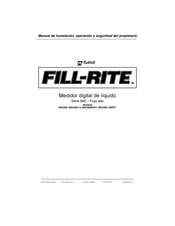 Tuthill Fill-Rite 900DBB1.5 Manual De Instalación, Operación Y Seguridad Del Propietario