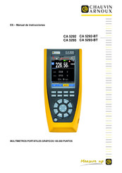 Chauvin Arnoux CA 5293-BT Manual De Instrucciones