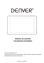 Denver TAQ-90062KBLUE/PINKMK2 Manual De Usuario