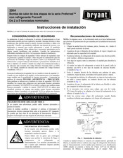 Bryant Preferred 226A Instrucciones De Instalación