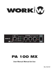 Work Pro PA 100 MX Manual De Uso