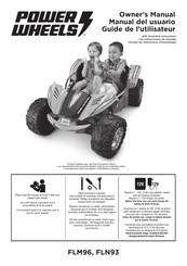 Power Wheels FLM96 Manual De Usuario