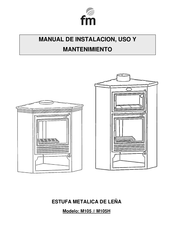 FM Calefaccion M105 Manual De Instalación, Uso Y Mantenimiento