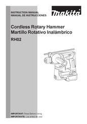 Makita RH02 Manual De Instrucciones