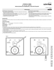 Leviton 33A00-1 Instrucciones De Instalación Y Guía Del Usuario