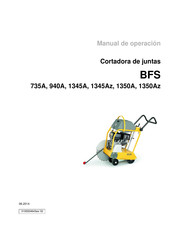 Wacker Neuson BFS 1345A Manual De Operación