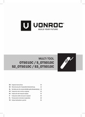 VONROC S3 OT501DC Traducción Del Manual Original