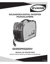 Evans SD250MIG220V Manual De Propietario