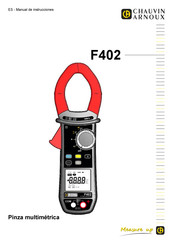 Chauvin Arnoux F402 Manual De Instrucciones