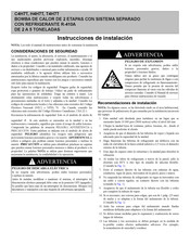 Carrier C4H7T Instrucciones De Instalación