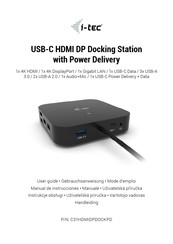 i-tec C31HDMIDPDOCKPD Manual De Instrucciones