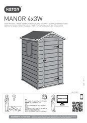 Keter MANOR 4x3W Manual Del Usuario