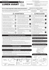 Roca LUMEN AVANT 811341000 Manual De Instalación