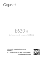 Gigaset E630H Manual Del Usuario