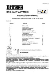 Brinsea OVA-EASY ADVANCE II OE190 Instrucciones De Uso