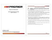 Premier AA-2117 Manual De Operaciones