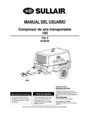 Sullair 185 T3 Kubota Manual Del Usuario