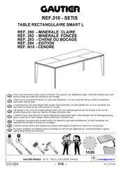 Gautier 282 Instrucciones De Montaje