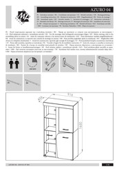 ML MEBLE AZURO 04 Instrucciones De Montaje