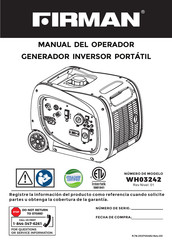 Firman WH03242 Manual Del Operador