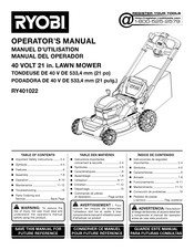 Ryobi RY401220 Manual Del Operador