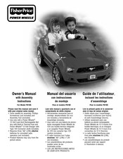 Fisher-Price POWER WHEELS P8195 Manual Del Usuario