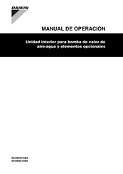 Daikin EKHBH016BA Manual De Operación