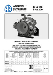 Annovi Reverberi BHA 170 Manual De Uso E Instalación