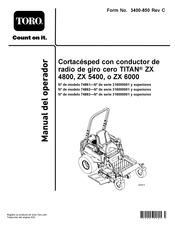 Toro 74863 Manual Del Operador