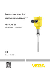 Vega VEGACAL 62 Instrucciones De Servicio