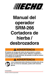 Echo SRM-266 Manual Del Operador