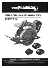 Gladiator PRO SC 807/18 k2 Manual De Instrucciones