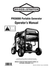 Briggs & Stratton PRO8000 Manual Del Operario