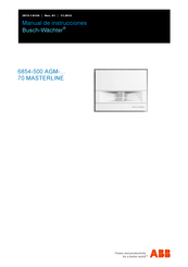 ABB 6854-500 AGM- 70 MASTERLINE Manual De Instrucciones