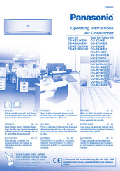 Panasonic CS-E12JKEW Instrucciones De Operación