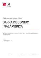 Lg SPQ4-W Manual Del Propietário