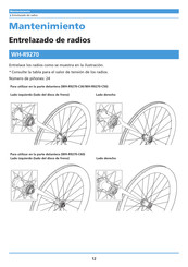 Shimano WH-R8170 Mantenimiento