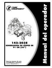 Turf Equipment 142-2038 Manual Del Operador