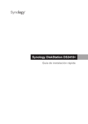 Synology DiskStation DS2415+ Guía De Instalación Rápida