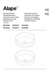 Alape EB.KE375 Instrucciones De Montaje